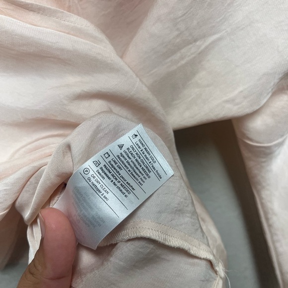 Vince Elegant Cream Wrap Blouse - Picture 12 of 14